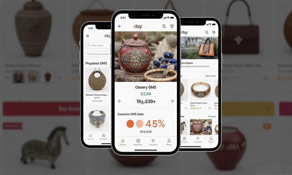 Etsy App爆卖！GMS占比飙升至45%，用户终身价值暴涨！
