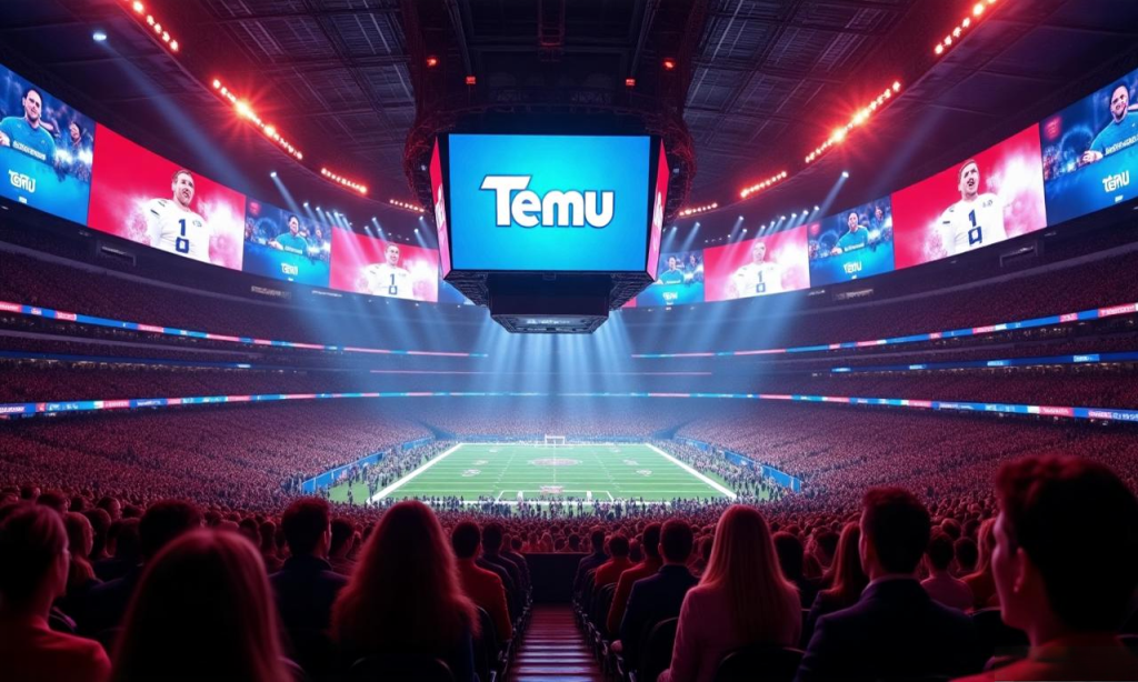 Temu超 Bowl广告效应：App下载量暴涨34%！美国市场杀疯了？