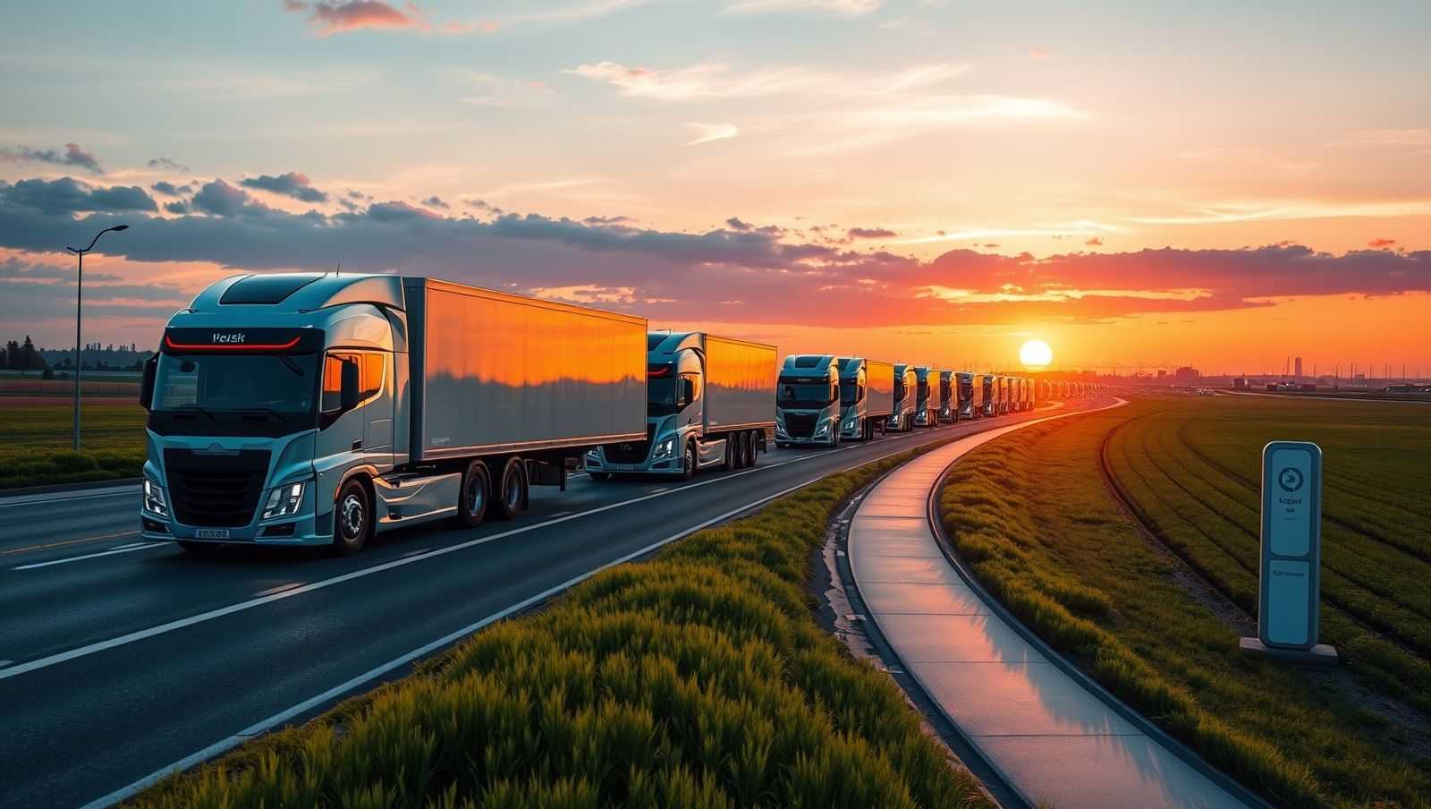 加州零排放卡车!2030年目标10万辆跨境巨变。