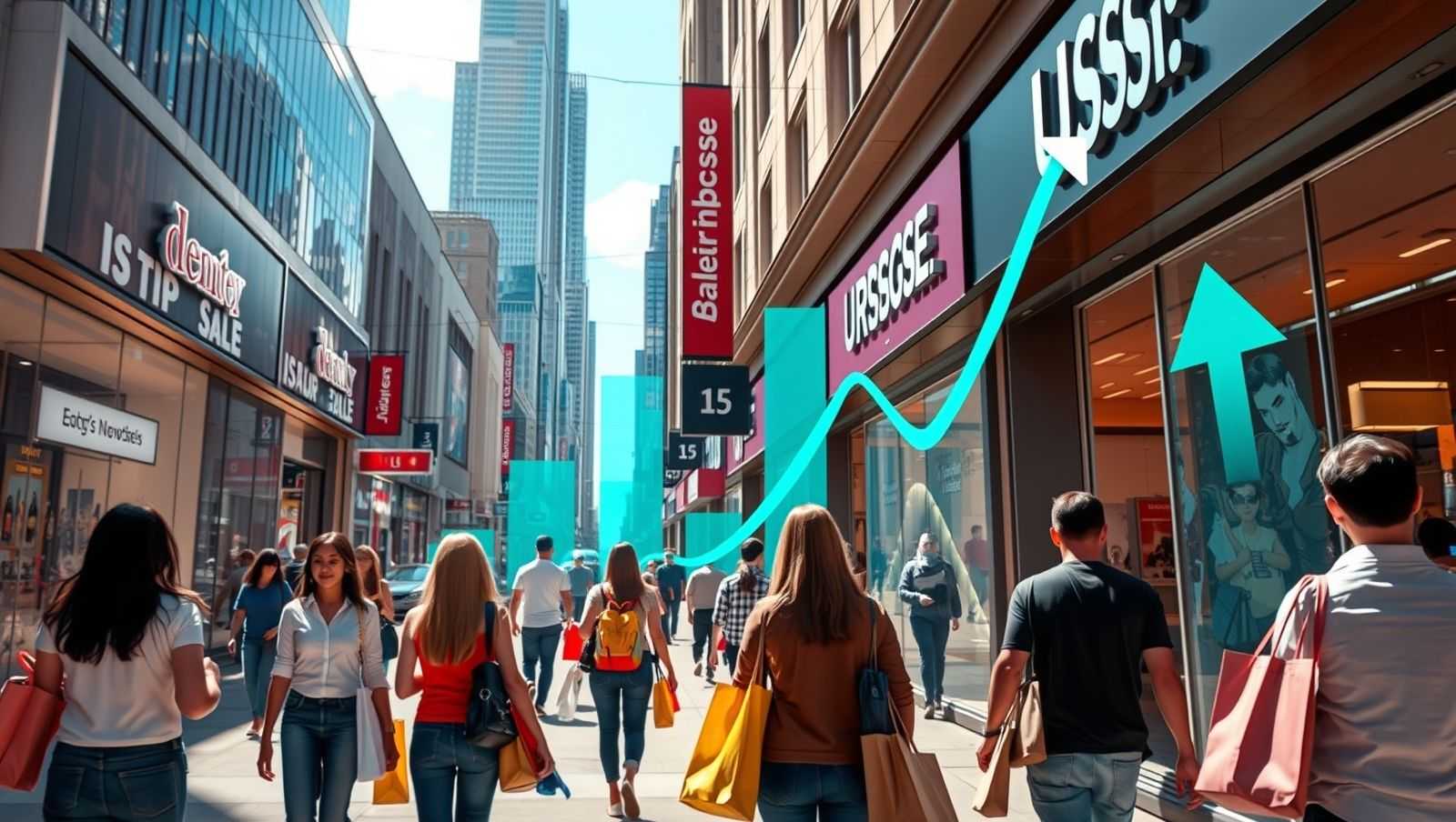美国7月零售额增长0.5%！汽车、服装、电子产品全线上涨！