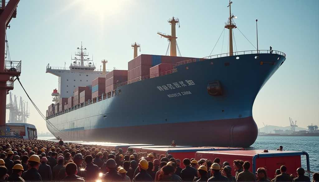 中国巨轮首航！4000辆国产车震撼出海