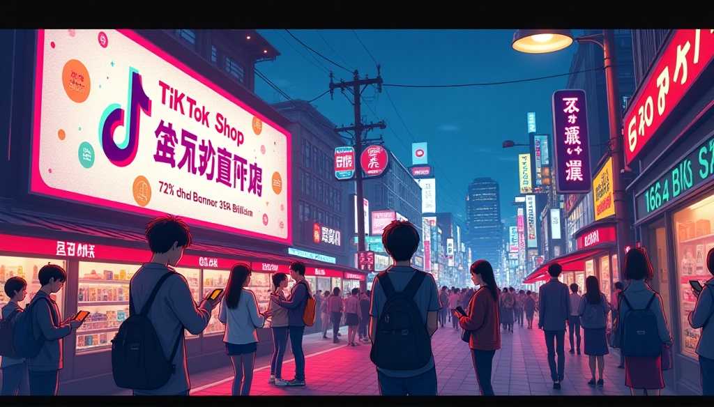 TikTok Shop日本站上线！72%电商渗透率，1694亿美元市场等你抢