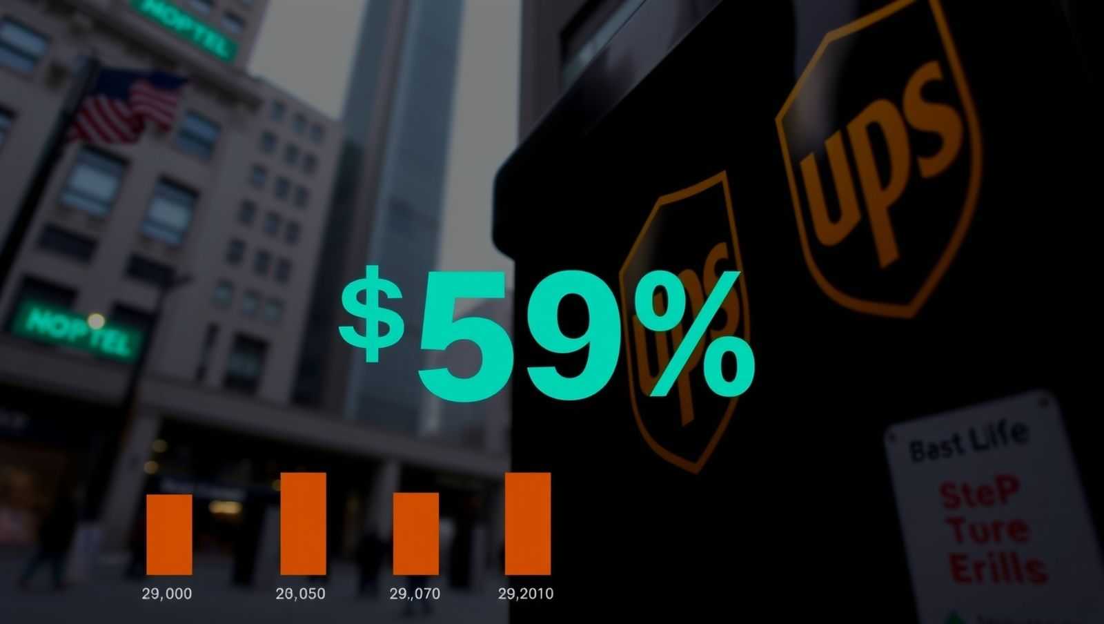 UPS股息率超7%！股价暴跌15%后，跨境物流新机遇？