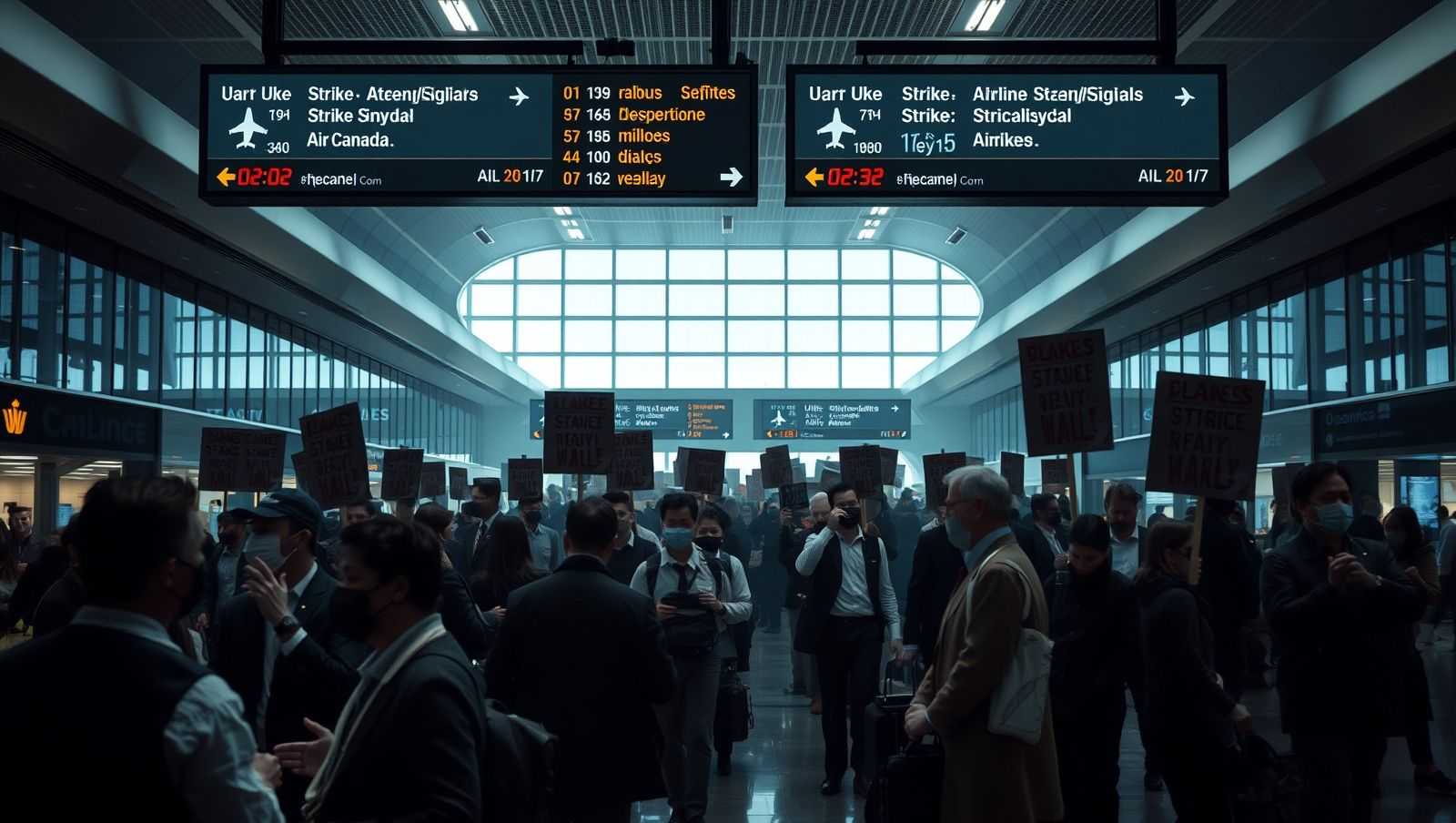 加拿大航空罢工急中生智！全球旅客滞留凑热闹