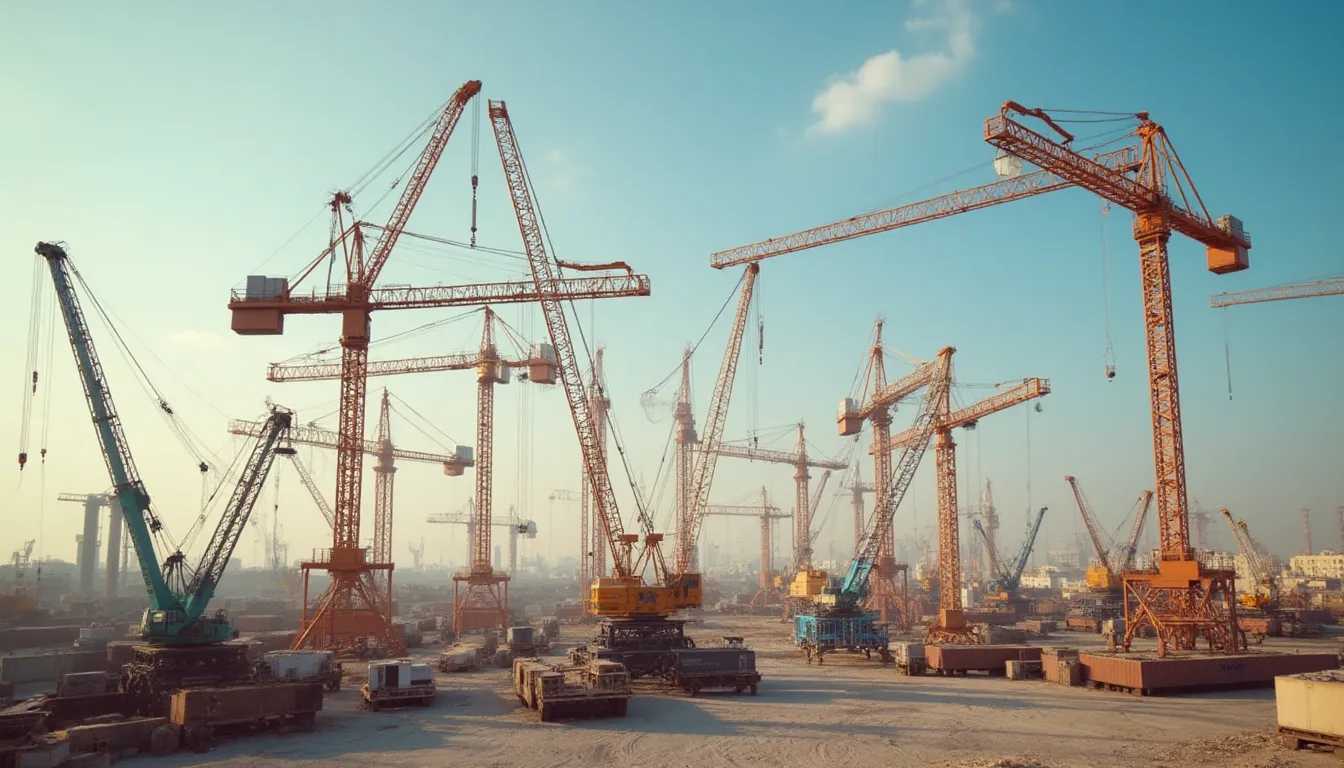 中东起重机市场2035年将达7.58亿美元，沙特阿联酋土耳其三强争霸