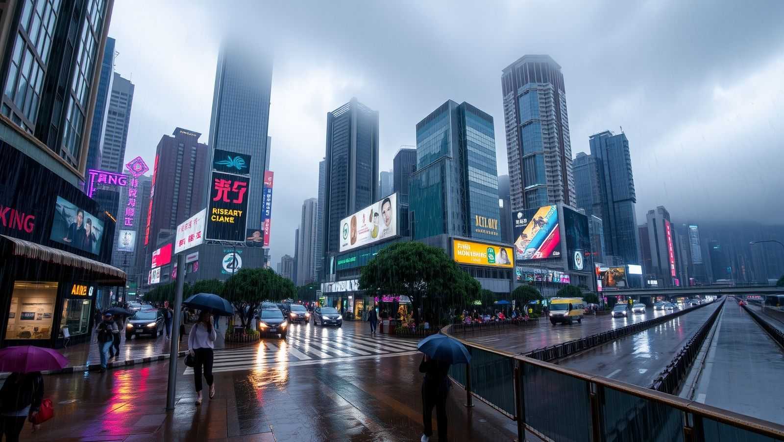 香港破纪录暴雨！1884年来最强，全城瘫痪！