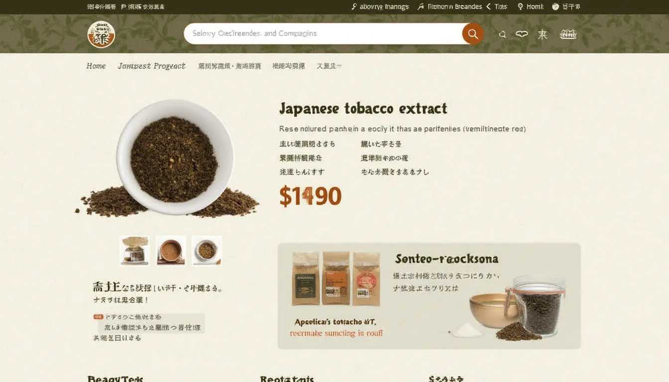 日本烟草提取物市场暴跌35%，2035年或达9700万美元