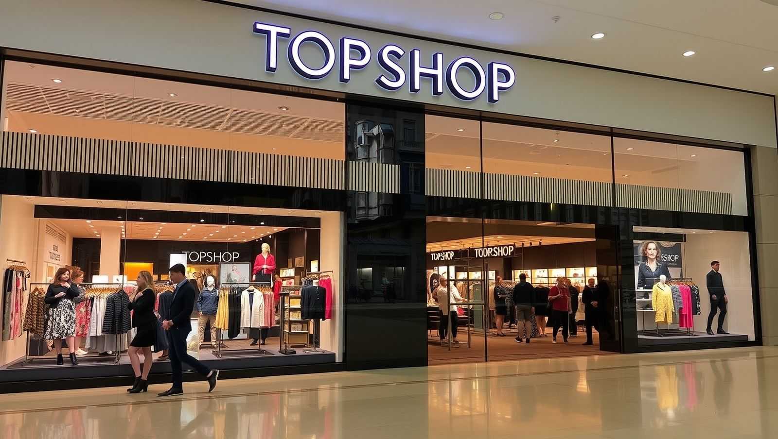 英国Topshop七年首秀!卡拉助阵,重回牛津街能否再续辉煌?